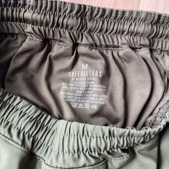 Freeballers - Sport Shorts - Olive Green - Men's Size M - Picture 5 of 6